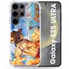 Cokitec Cover rinforzata per Samsung Galaxy S25 Ultra Manga One Piece Ace Color