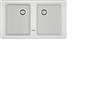 Franke - Lavello Lneare Bsg 620 3 1/2 2 Vasche-bianco