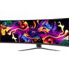 MSI Monitor PC Gaming Curvo 49 DQHD Display QDOLED 5120 x 1440 Pixel Luminosità 250 cd/m2 HDMI DisplayPort colore Nero - MPG 491CQP QD-OLED