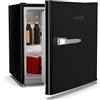 KLARSTEIN Irene - Frigorifero Piccolo da 46L, Silenzioso: 37 Db, Termostato Regolabile, Mini Frigo da Camera & Ufficio, Design rétro, Nero