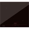 Cromberg CWK604B- Piano cottura, n 4 fuochi, 60 cm, induzione, nero