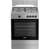 Beko Europe Management Srl Cucina A Gas I6GGKMS 60 Cm, 4 Fuochi, Forno A Gas, 64 Litri, Click&Clean, Steam&Clean, Timer, Colore Acciaio Inox, Classe Energetica A+