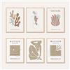AG Design® Set DOPPIO LATO di 3 Poster Astratto e Stampe d'Arte | 3 pz x 30 × 42 cm | Per Camera da Letto, Soggiorno, Cucina e Ufficio | Senza Cornici | AP3 351436