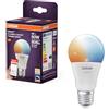 OSRAM Lampada LED SMART A60, forma lampadina E27, 9W ZigBee 3.0, bianco regolabile 2700-6500K, dimmerabile, Alexa, Google Assistant