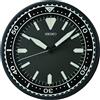 Seiko Clocks Seiko Orologio da parete in plastica, nero QXA791K