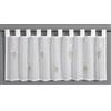 Gardinia Sehlbach Tenda bistrot con margherite, Bianco, 148 x 48 cm, Tessuto opaco, Traslucido, Montaggio semplice, Eleganza senza tempo, Certificato Oeko-Tex