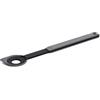 Woll Cook-It, cucchiaio forato con testa funzionale sollevata, larghezza 6 cm, lunghezza 32,5 cm, grigio, resistente al calore fino a 220°, lavabile in lavastoviglie