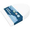DOLCI SOGNI - Cuscino Letto Antireflusso a Cuneo - Rialzo Letto per Reflusso - Antireflusso Cuscino per Reflusso Gastroesofageo Supporto Triangolo Alza Materasso 35x30x6 cm
