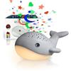 MegaLight Luce notturna Cielo Stellato | Proiettore Cielo Stellato Bebè | luce notturna bianca calda & proiettore di stelle RGB in 3 colori Proiettore di stelle luce notturna per bambini WILLY WHALE