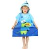 JORAKI Poncho da Bagno per Bambini, Asciugamano da Spiaggia Per Bambini con Cappuccio Telo Mare in Microfibra per Spiaggia Bagno Doccia Nuotare Piscina Accappatoio per Ragazze Ragazzi 2-8 Anni