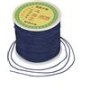 Craftdady - Cordoncino in nylon intrecciato per perline da 0,8 mm, per nodi cinesi, macramè, braccialetti fai da te, collane e gioielli, da 91 metri, colore: blu di prussia