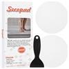 Secopad - Adesivi Antiscivolo per Vasche da Bagno e Docce, Motivo: Piedi (Bianco)