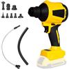 CDIYTOOL Soffiatore senza fili per Dewalt batteria 18 V/20 V, 1000 W portatile ad aria compressa, 447 mph, per garage, officina, segheria, pulizia della casa (senza batteria)