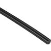 QUARKZMAN Nastro Tenuta Schiuma Silicone 3mm 10 m 33ft Guarnizione Rotondo in Schiuma di Gomma Corda Spugna Nero Solida Nastro Isolante per Porte e Finestre