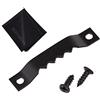 Sunmns confezione da 150 grucce Sawtooth cornice per foto con viti, nero