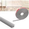 Flintronic Striscia di Soglia, 3.5CM*3M PVC Striscia di Transizione per Pavimenti, per Finiture di Moquette, Soglia di Transizione, per Pendenza di Soglia da 10 mm(Grigio)
