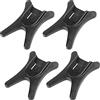 ChromLives Flash Stand Supporto Speedlite Supporto per Fotocamera Pattino per Fotocamera con Filettatura per Treppiede 1/4 '' per Canon Nikon Sigma Pentax Olympus Panasonic, Confezione da 4 Pezzi