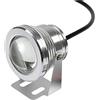 WZYJLyds Faretti Immersione faretto subacquee 10W luci for Piscina IP68 Impermeabile A Montaggio Superficiale Faretto subacqueo (Color : White Light, Size : A-24V)