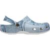 Crocs Zoccoli Classici in Jeans Unisex per Adulto, Denim Chiaro, 7 US Women/5 US Men, Denim Chiaro, 37/38 EU