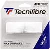 Tecnifibre Grip sostitutivi Tecnifibre Wax Grip Max 1P - Bianco