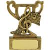 Generic SilverTrophy: Music Award Gold Trophy Prize - Chiave di violino, musical, strumenti, performance, teatro, talent show scolastico, DJ, club, feste, concorsi di talenti, banda, note musicali regalo per