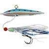 PRO FILSTAR Pilker - Esca da pesca - Pesca in mare e pesca in mare - Corno & Sgombro Assist - Esca per trote & pesci predatori - Trota di mare - Esca artificiale Wobbler (blu, 80GR)