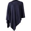 Fomolom Classic Sciarpa Pashmina, Blu Mare, Taglia Unica Donna