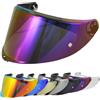 VCOROS Visiera Casco Moto per K6/K6s,Visiera del casco Lente Antigraffio Flip up Lente del Parabrezza,Protezione per Il Vento del Motociclo,Casco Parabrezza Moto Visiera a Lente Integrale (Arcobaleno)