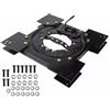 HEYOUTH Base girevole per sedile pesante regolabile,Consolle girevole per lato passeggero,Girevole a 360°,adatto per VW T5, T6