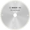 Bosch Professional Lama per sega circolare Multi Material, per truciolati, materiali in fibra, plastiche e metalli non ferrosi, 254 x 30 x 3, 2 mm, 96 denti, accessorio per sega circolare