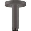 hansgrohe Fissaggio a soffitto S 10 cm, cromo nero satinato, 27393340