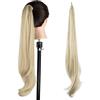 IMISSU Estensione coda di cavallo lunga Coda di cavallo Accessorio per posticci per capelli flessibile Capelli graziosi sulla festa (Pianoforte sporca bionda)