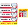Parodontax Dentifricio mousse protezione completa, menta, extra fresco, aiuta a ridurre e prevenire il sanguinamento delle gengive, 4 x 75 ml