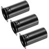 QUARKZMAN 9 Pin Presa Valvola A Vuoto In Ceramica Scudo In Alluminio Da 53mm Per 12AX7 12AU7 ECC83 ECC82 Tube, Nero Confezione Da 3