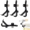 Agatige Drum Microphone Clip, 4Pcs Clip per Batteria per Microfono a Tamburo Morsetti Supporto per Tamburo per Microfono Antiurto Accessori per Microfoni per Bordo Tamburo