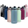 BOZ Borraccia Termica 1 Litro in Acciaio Inossidabile a Doppia Parete (Blu Ardesia), Bottiglia Termica per Bevande Fredde e Calde, Borraccia Acciaio Inox Priva di BPA, Thermos Senza Retrogusto