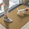 LEKEEPGO Zerbino Ingresso Interno 43 x 75 cm, Tappeto Ingresso Interno Antiscivolo, Assorbente Tappetino Entrata Lavabile per Casa Porta, Corridoio, Marrone chiaro