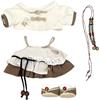 niannyyhouse Vestiti per bambole di peluche, 20 cm, cappotto, pantaloni, abiti, scarpe, accessori, Hanfu, vestito per bambole da 20,3 cm (B)