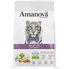 Amanova Cibo Secco Super Premium per Gatti Adulti Gusto Pesce Bianco - 100% Naturale, ipoallergenico e monoproteico - Low Grain - Cruelty Free - Formato da 1,5 kg