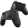 PlayVital Cover per Nintendo Switch 2 Pro Controller, Custodia Silicone Protettiva con Copri Tasti Posteriori, Gommini e Adesivi, Accessori Antiscivolo Antiurto, Samurai-Nero