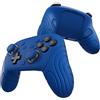 PlayVital Cover per Nintendo Switch 2 Pro Controller, Custodia Silicone Protettiva con Copri Tasti Posteriori, Gommini e Adesivi, Accessori Antiscivolo Antiurto, Samurai-Blu