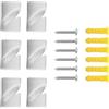 Tiardey 6 Pezzi Gancio per Cavo per lampadario diffusore Gancio per soffitto Montaggio a Parete Gancio a V Clip per Filo per lampadario per Sospensione a Cavo Apparecchi per lampadari (Bianco)