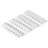 COGRICHBF Set di 4 coperture per bruciatori in acciaio inox per Enders Chicago 3, Enders Boston Pro 3K, 36,5 x 12 cm, universali per Enders Boston 6 Kr Turbo, Tepro 3561, Barbecook Brahma 4.0