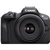 CANON FOTOCAMERA MIRRORLESS CANON EOS R100 + obiettivi RF-S 18-45mm IS STM 55-210mm
