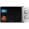 CECOTEC MICROONDE CECOTEC Proclean 3110, capacità 20 l, potenza microonde max 700 W, Funzione grill, Potenza grill 800 6 livelli di potenza, Black&Silver