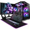 Vibox I-507 PC Gaming Fisso Completo - 22 Monitor - Ryzen 3 3200G 4,0GHz - Radeon Vega 8 - 16GB RAM - 1TB NVMe SSD - Linux OS - WiFi - Nero