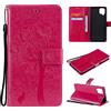 Fatcatparadise Cover per Samsung Galaxy A20E/A10E, Custodia Samsung A20E/A10E, Custodia Portafoglio a Libro in Pelle Flip Cover e TPU Silicone con Funzione Supporto Chiusura Magnetica (rosé)