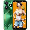 MsMga Smartphone economico, 16GB ROM (scalabile fino a 128GB), display IPS da 5.0 pollici, sistema operativo Android 9.0, doppia fotocamera Dual SIM, ID viso 3G Telefoni cellulari (Povo6 Neo-Green)