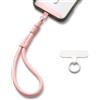MORSUNBELA cordino per cellulare da polso laccio per cellulare laccetto per cellulare laccetti per cellulari cordino per telefono - rosa