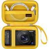 Canboc Custodia per Sony RX100 VII/ RX100 VI/ RX100 V/ RX100 IV/ RX100 III Fotocamera Digitale Compatta, Punta e Spara Vlogging Borsa, Giallo